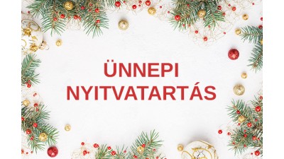 Ünnepi nyitvatartás