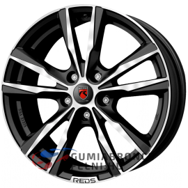 5x100 16x6.5 ET38 Reds K2 MBFP 72.3