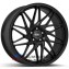 5/112 21X10 ET28 Tanaka black 70.1